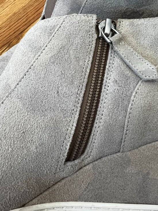 Linea Paolo Camo Suede Wedge Sneaker Booties Gorpcore Streetwear 7.5 - Picture 8 of 11